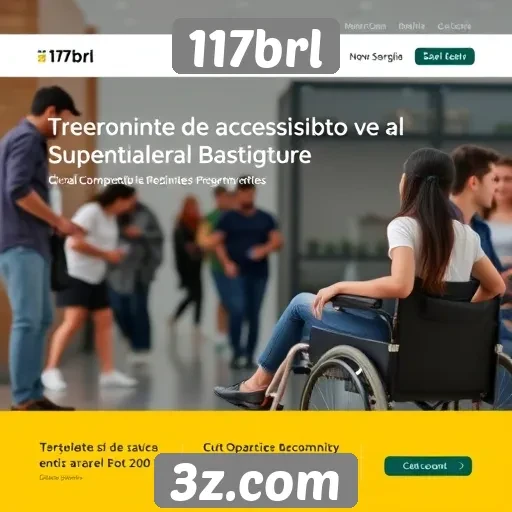 Acessibilidade do site 117brl para novos usuários