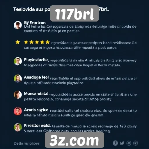Feedback dos usuários sobre a experiência no 117brl